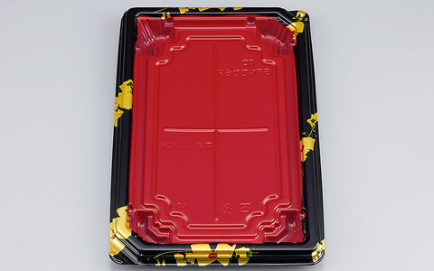 弁当容器 BFNたわら9 輪島内赤本体