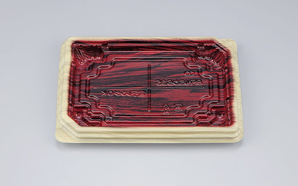 弁当容器 BFNたわら35 和もく赤本体