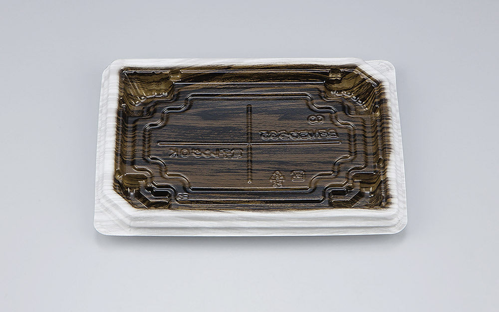 弁当容器 BFNたわら35 和もく白茶本体