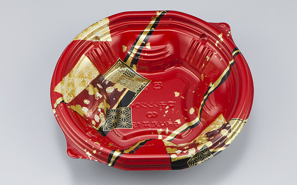 丼・重 BFN丸丼190 舞絹赤本体