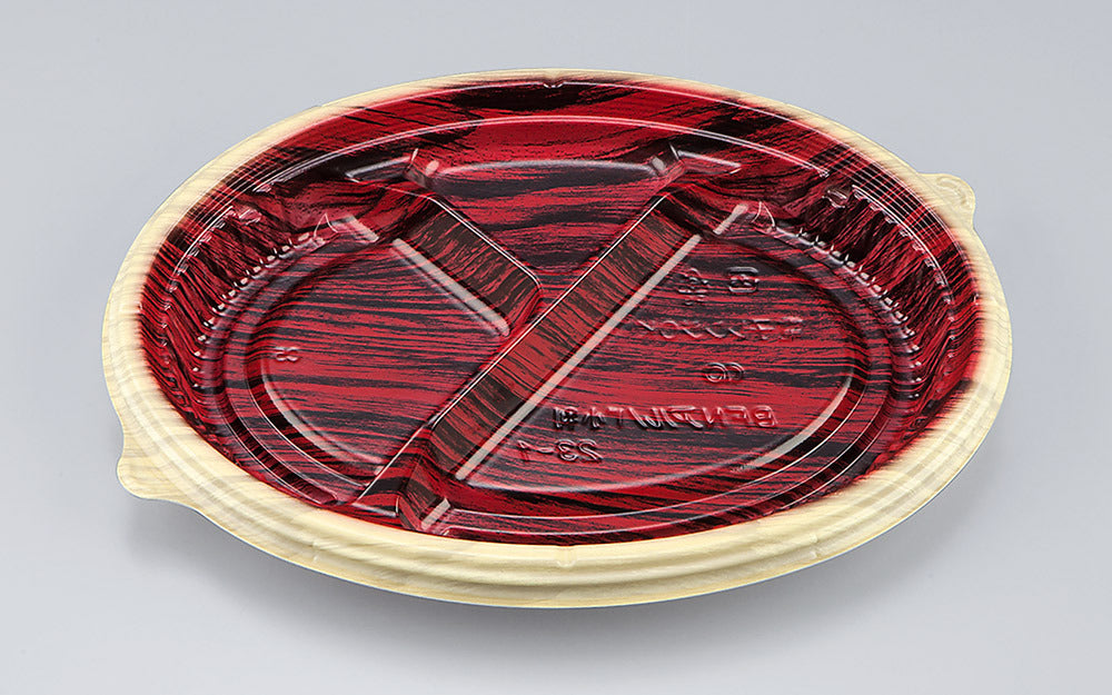 弁当容器 BFNアルバ小判23-1 和もく赤本体