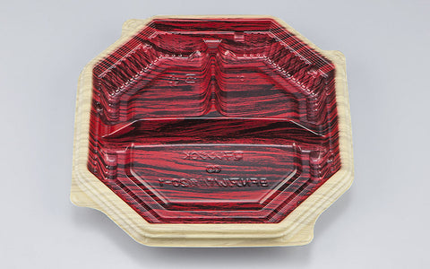 弁当容器 BFNアルバ八角20-1 和もく赤本体