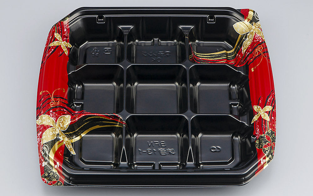 弁当容器 BFN味音13-1 結花黒本体