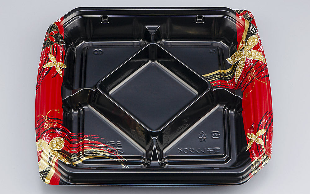 弁当容器 BFN味音13-2 結花黒本体