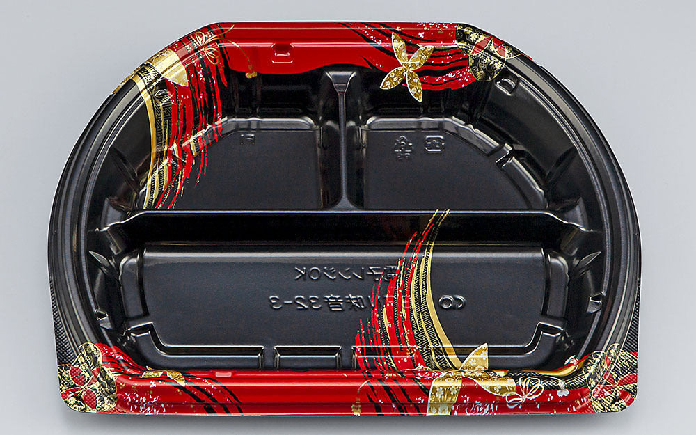 弁当容器 BFN味音32-3 結花黒本体