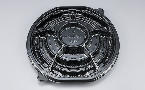 オードブル容器 NU盛ブル丸30 黒本体