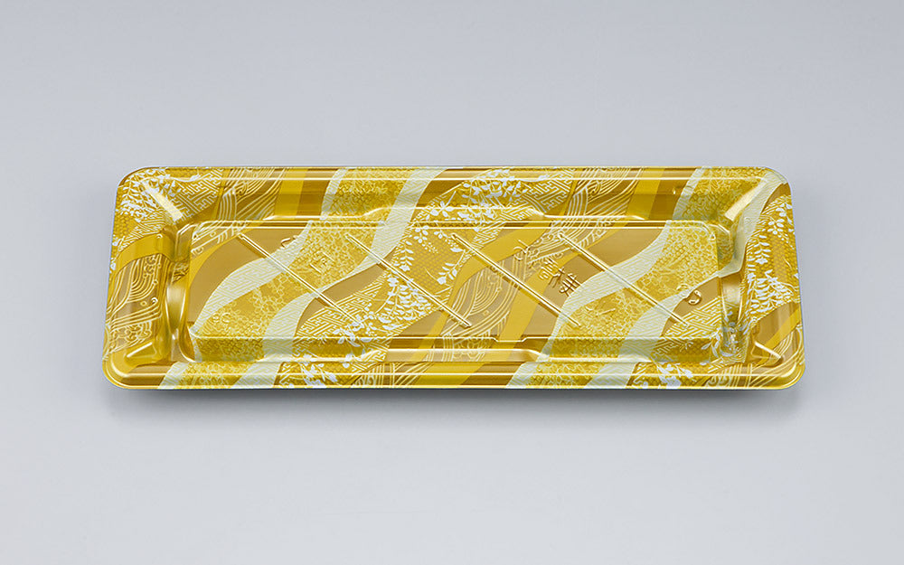 寿司容器 NU桟橋15 絹風金本体