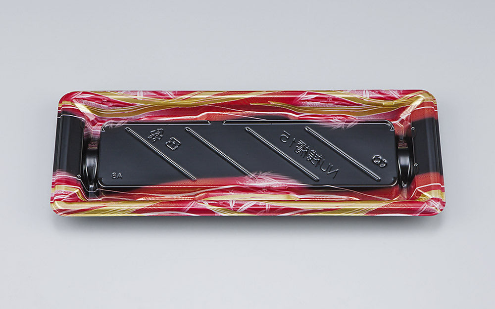 寿司容器 NU桟橋15 そよ風赤本体