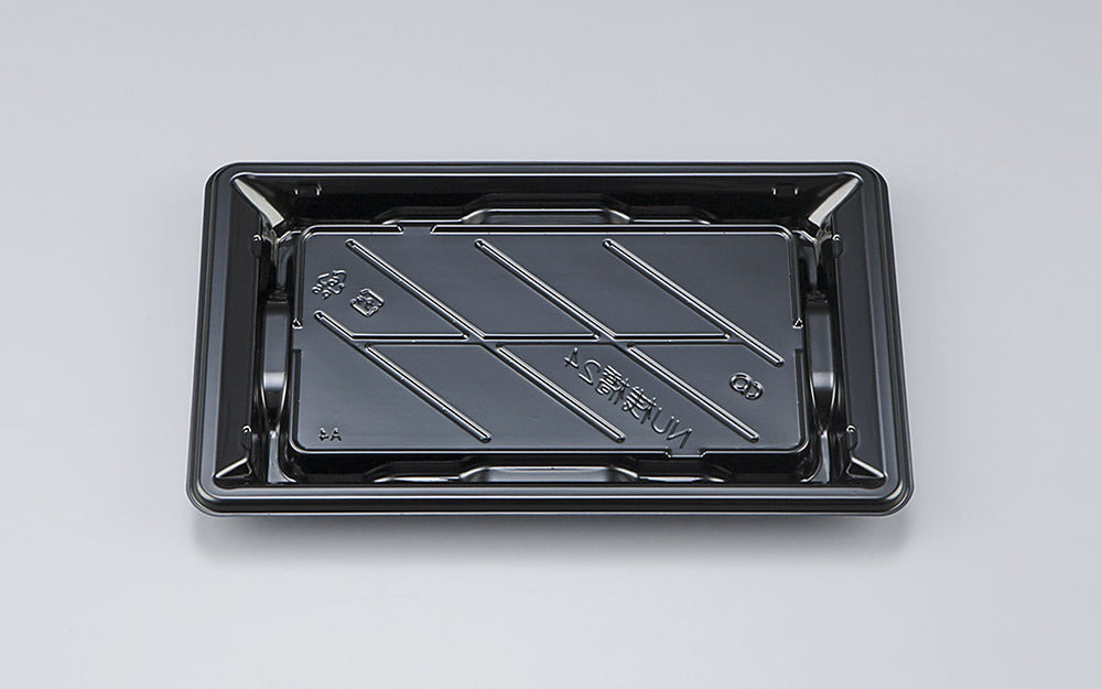 寿司容器 NU桟橋24 黒本体