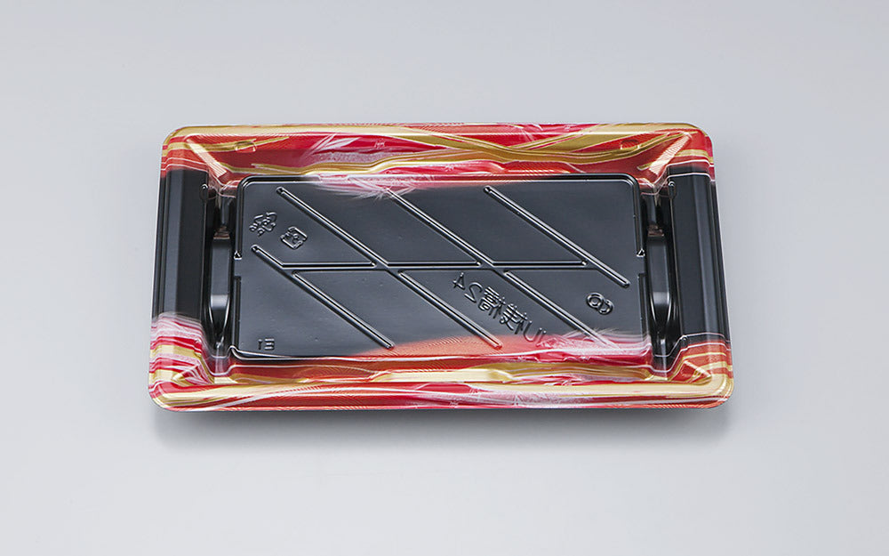 寿司容器 NU桟橋24 そよ風赤本体