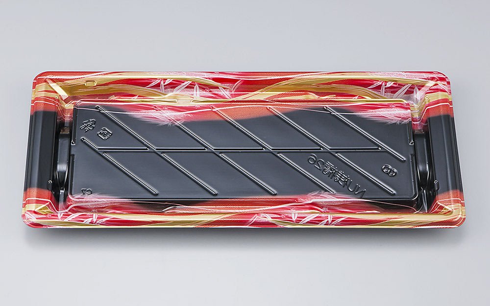 寿司容器 NU桟橋26 そよ風赤本体