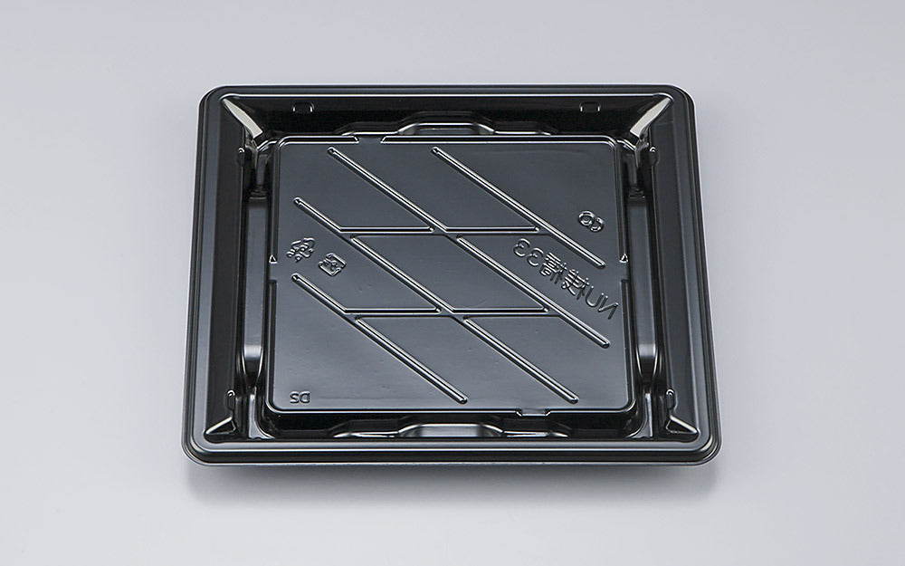 寿司容器 NU桟橋33 黒本体