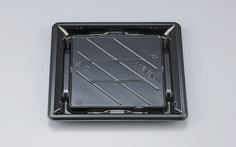 寿司容器 NU桟橋33 黒本体