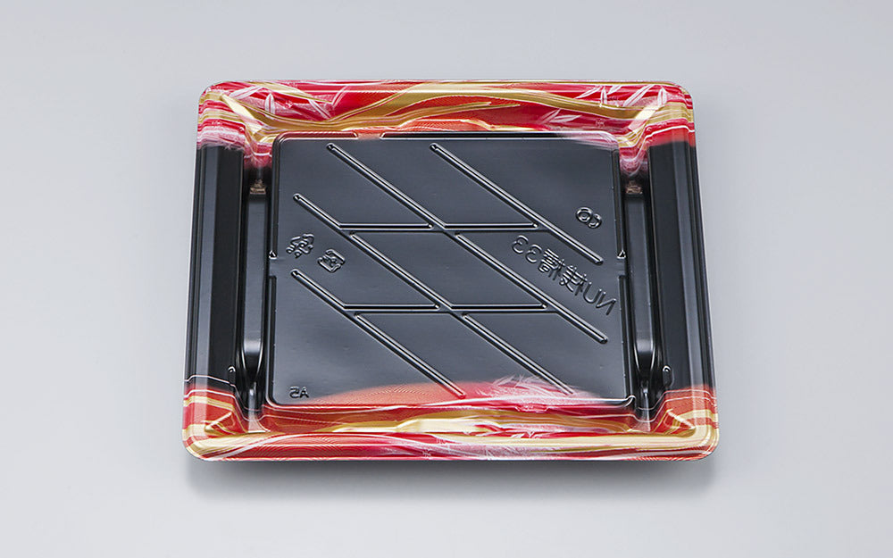 寿司容器 NU桟橋33 そよ風赤本体