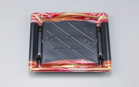 寿司容器 NU桟橋33 そよ風赤本体