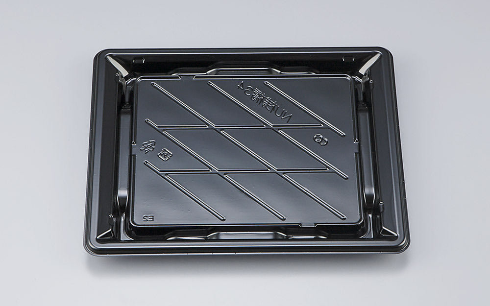 寿司容器 NU桟橋34 黒本体