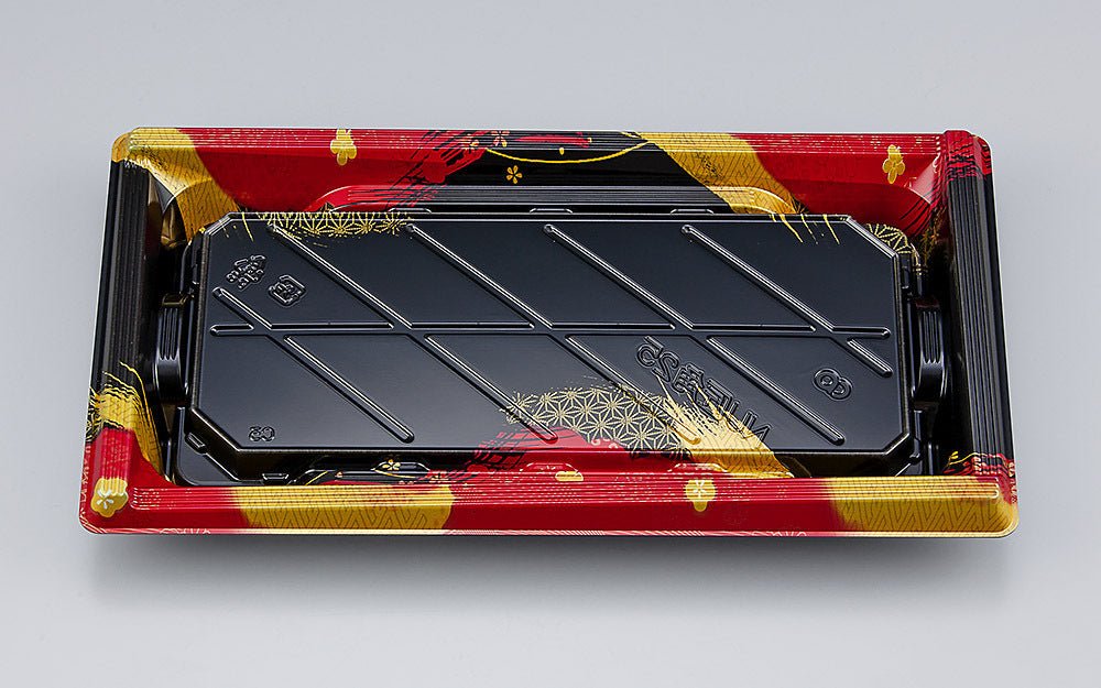 寿司容器 NU匠角25 華海赤本体