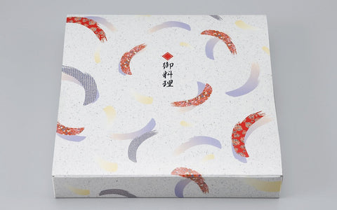 仕出し容器 一体型80-80 花筆