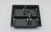 仕出し容器 BOX75-75A 黒中仕切
