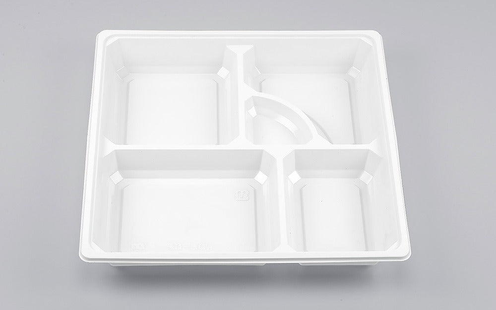 仕出し容器 BOX80-80A 白中仕切