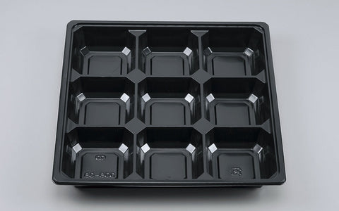 仕出し容器 BOX80-80C 黒中仕切