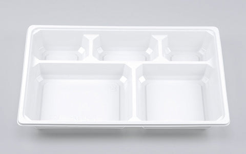 仕出し容器 BOX90-60A 白中仕切
