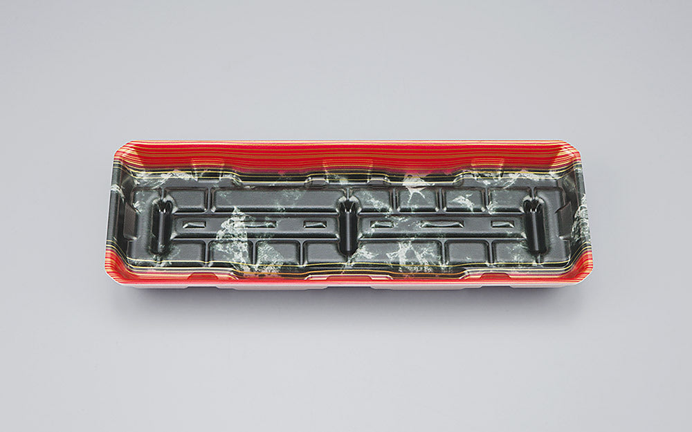 精肉容器 LFM-3深 大理石赤