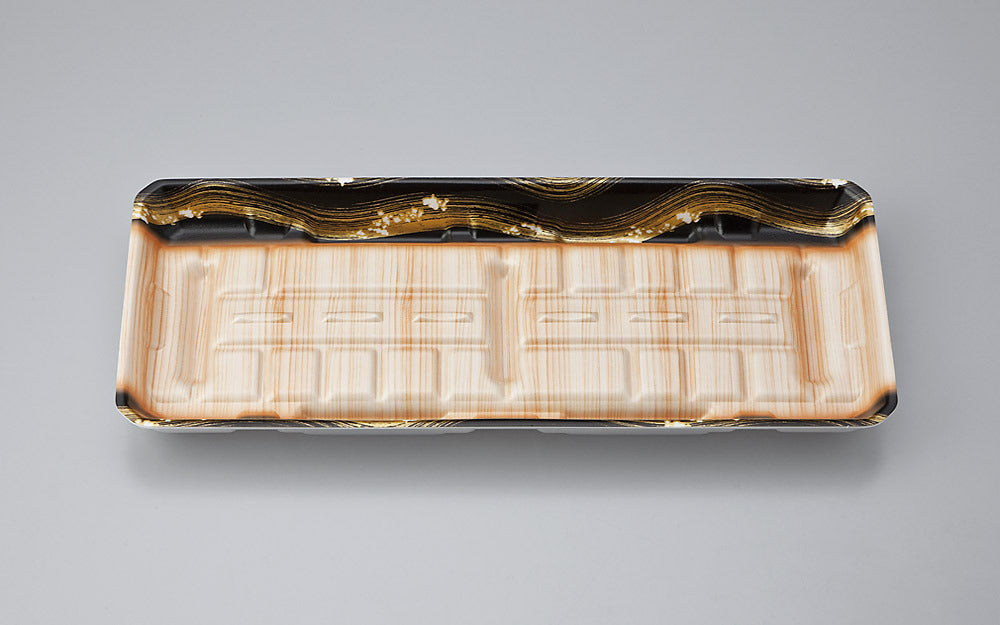 精肉容器 LFM-6深 筆木目