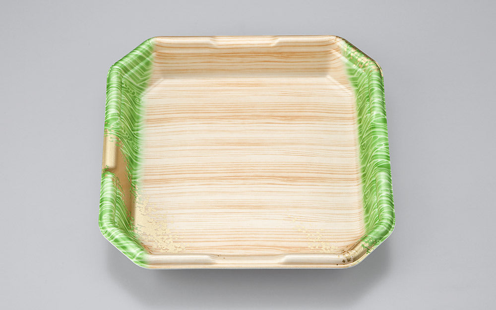 精肉容器 L-カク2 浜唄緑