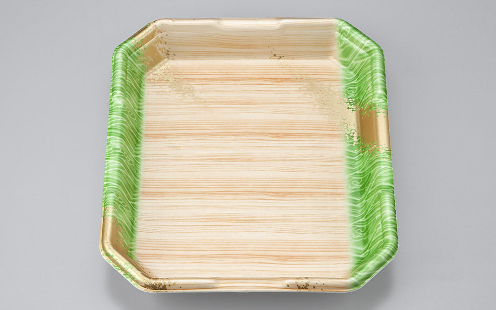 精肉容器 L-カク2．5 浜唄緑