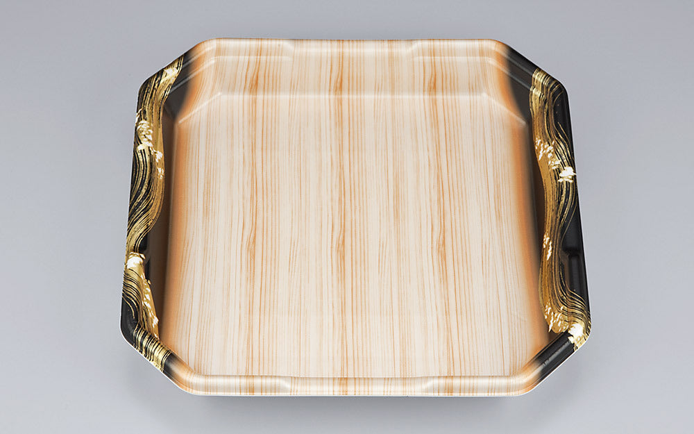 精肉容器 L-カク3 筆木目