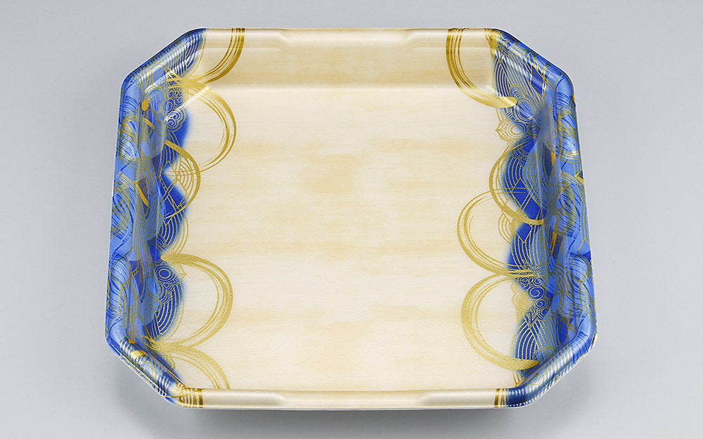 精肉容器 L-カク3 波瓦青