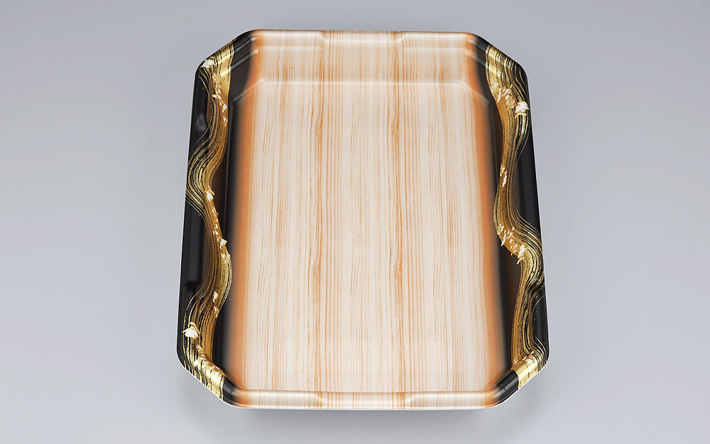 精肉容器 L-カク3．5 筆木目