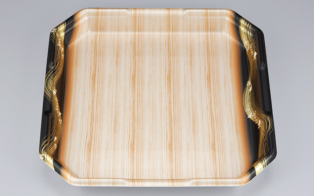 精肉容器 L-カク5 筆木目