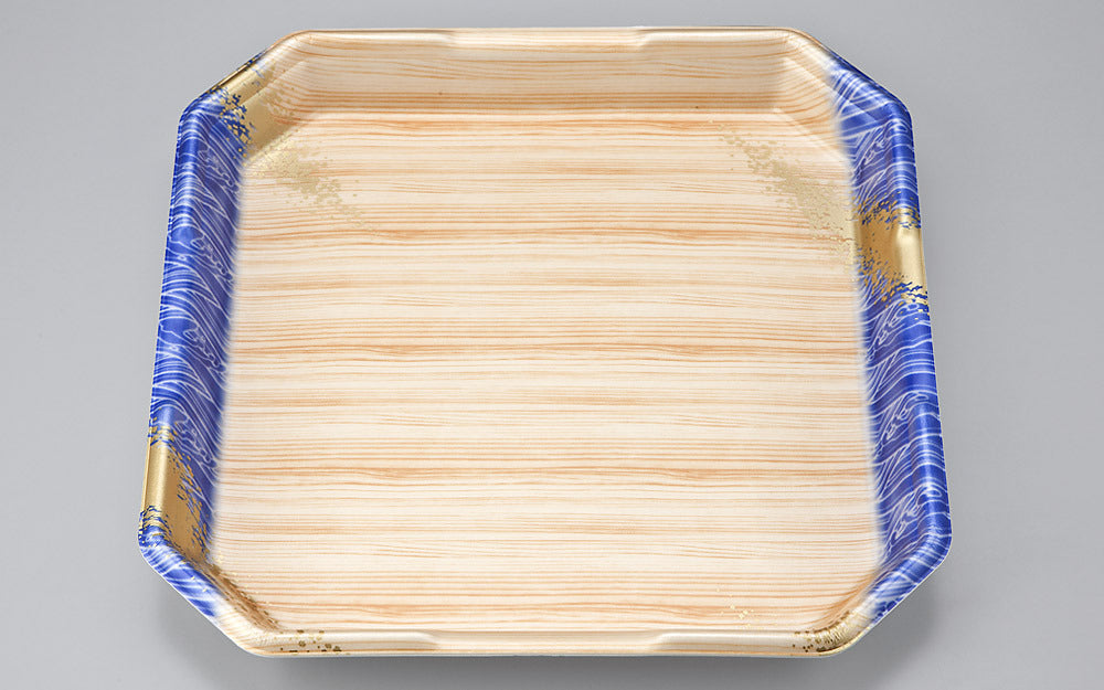 精肉容器 L-カク5 浜唄青