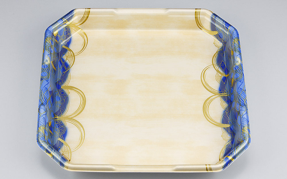 精肉容器 L-カク5 波瓦青