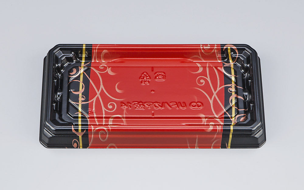 寿司容器 UFハカマ板14 みつる朱本体