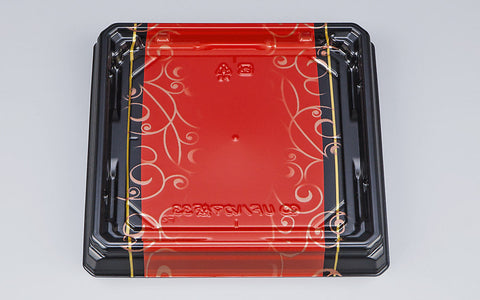 寿司容器 UFハカマ板33 みつる朱本体