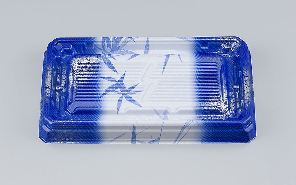 刺身容器 UFハカマ板段2 すず葉青本体