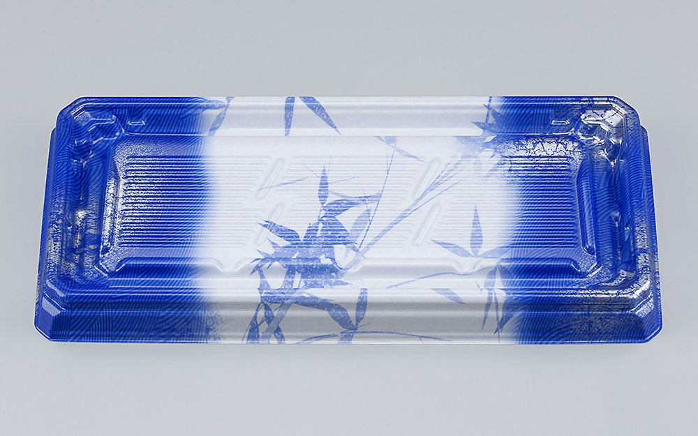 刺身容器 UFハカマ板段3 すず葉青本体