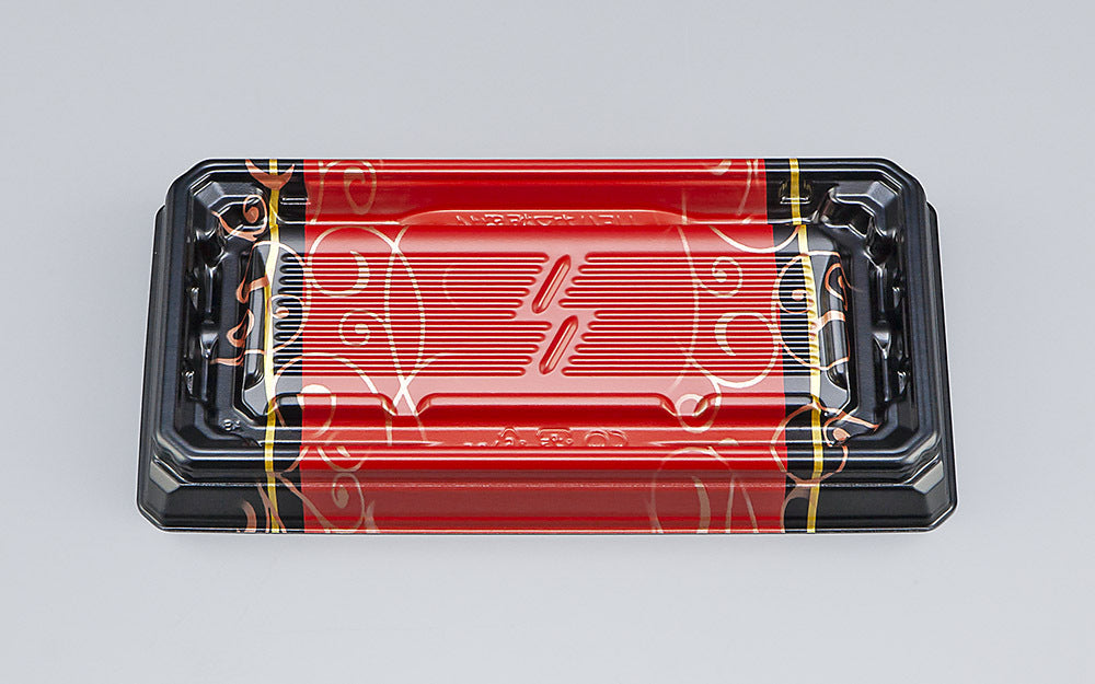 刺身容器 UFハカマ板段14 みつる朱本体