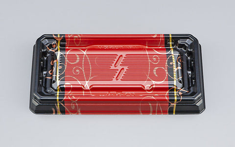 刺身容器 UFハカマ板段14 みつる朱本体