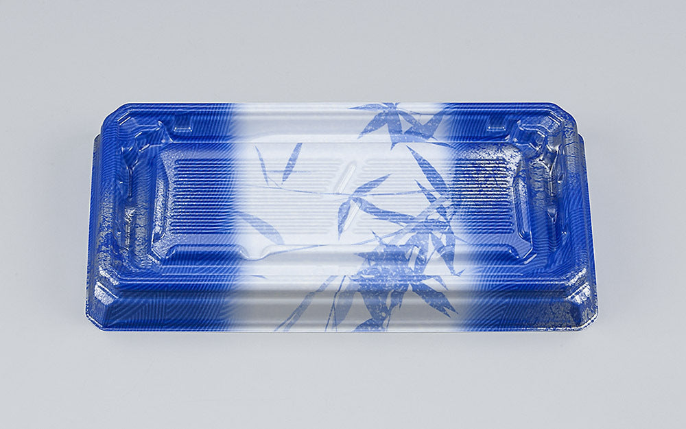 刺身容器 UFハカマ板段14 すず葉青本体