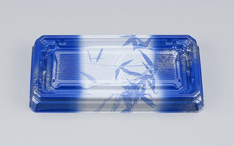 刺身容器 UFハカマ板段14 すず葉青本体