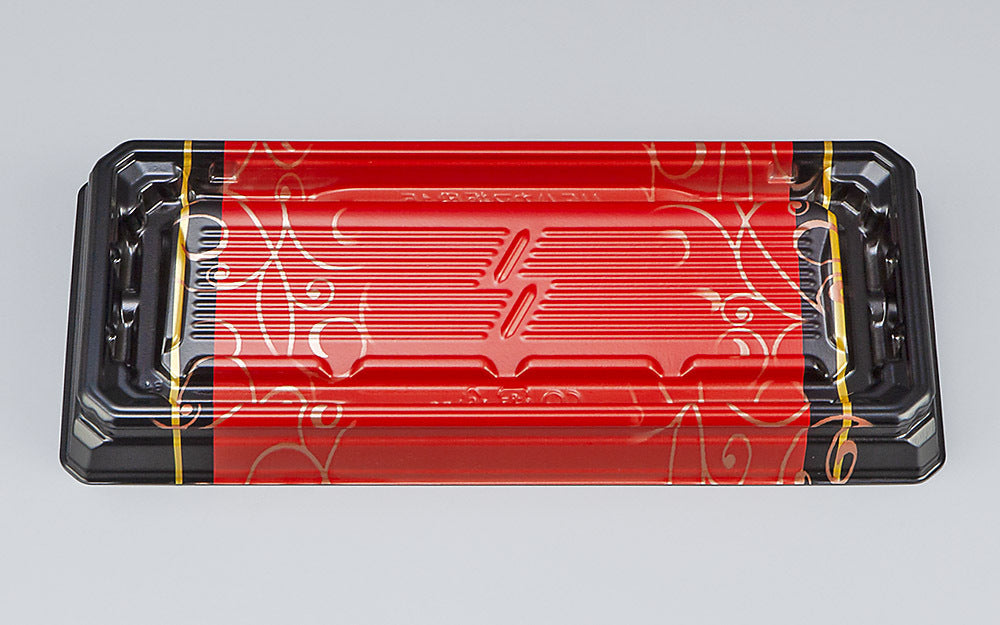 刺身容器 UFハカマ板段15 みつる朱本体