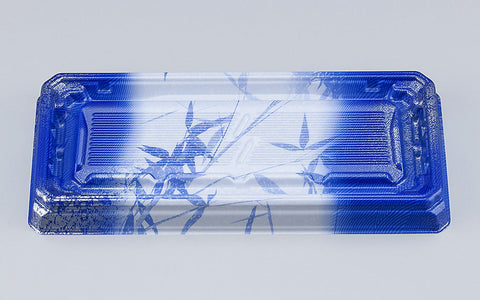 刺身容器 UFハカマ板段15 すず葉青本体