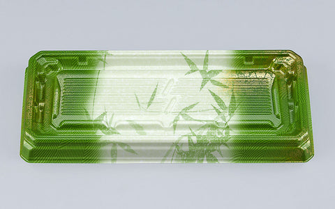 刺身容器 UFハカマ板段15 すず葉緑本体