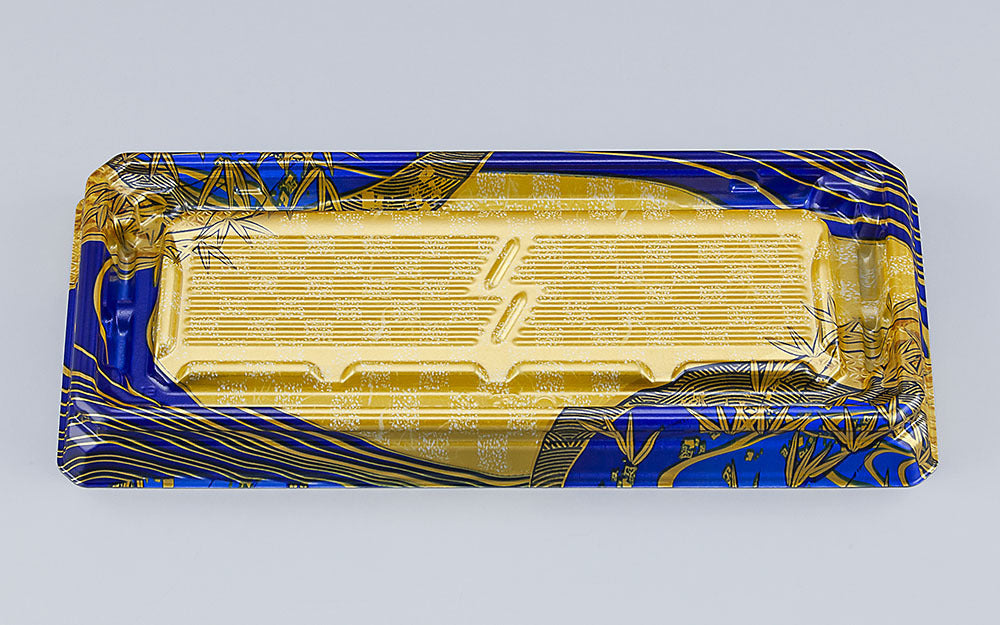 刺身容器 UFハカマ板段15 上弦紺本体