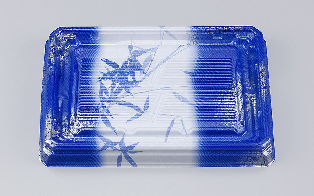 刺身容器 UFハカマ板段24 すず葉青本体