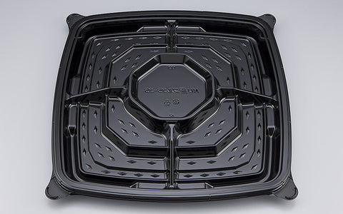 オードブル容器 NU盛ブル35-35 黒本体